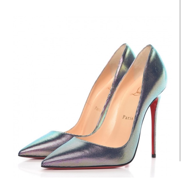 Christian Louboutin Tissu Scarabe So Kate 120 Pumps Size 361/2 - Picture 4 of 14
